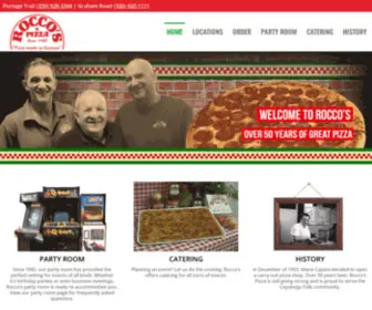 Roccos-Pizza.com(Restaurant) Screenshot