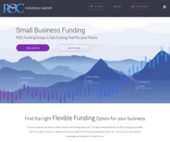 RocFundinggroup.com(Small Business Lending) Screenshot