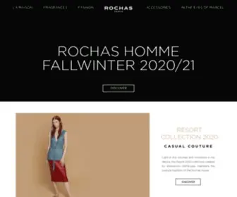 Rochas.com(Rochas Site Officiel) Screenshot