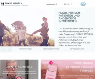 Roche-Fokus-Mensch.ch(Roche Fokus Mensch) Screenshot