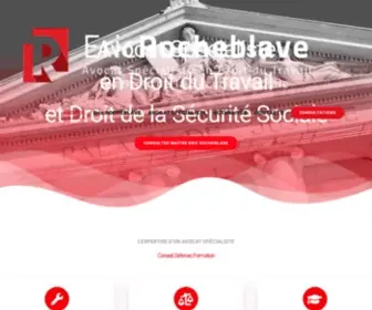 Rocheblave.com(Avocats Droit) Screenshot