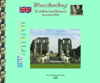 Rochebylabradors.co.uk(The World Famous Labradors) Screenshot