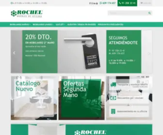 Rochel.com(Muebles de oficina nuevos y de segunda mano Rochel) Screenshot