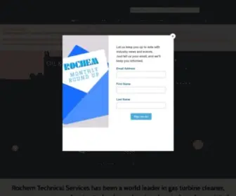 Rochem-Fyrewash.com(High Performance Gas Turbine Cleaning Systems) Screenshot