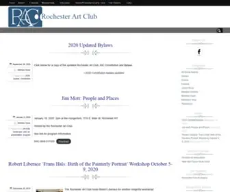 Rochesterartclub.org(Rochester Art Club) Screenshot