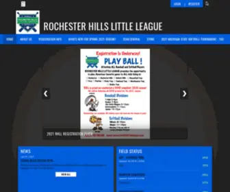 Rochesterhillslittleleague.com(Rochesterhillslittleleague) Screenshot