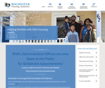 Rochesterhousing.org(Rochester Housing Authority) Screenshot