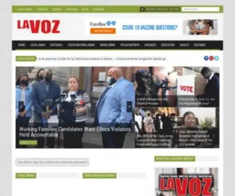 Rochesterlavoz.com(Rochester La Voz Home page grid) Screenshot