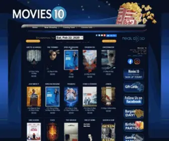 Rochestermovies10.com(Rochester Movies 10) Screenshot