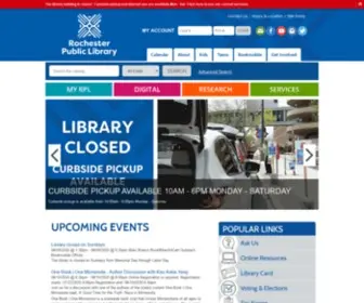 Rochesterpubliclibrary.org(Rochester (MN) Public Library) Screenshot