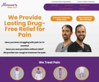 Rochesterspineandsportschiropractic.com(Movement Rx Pain relief) Screenshot