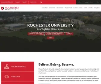 Rochesteru.edu(Rochester University) Screenshot