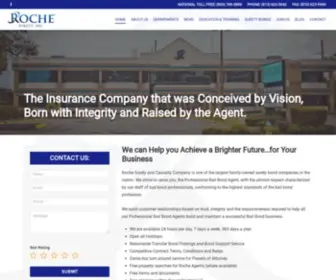 Rochesurety.com(Roche Surety and Casualty Company) Screenshot