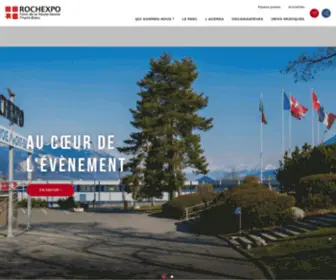 Rochexpo.com(Rochexpo, Parc des Expositions à la Roche-sur-Foron, Haute-Savoie) Screenshot