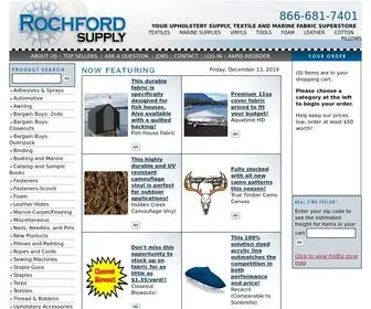 Rochfordsupply.com(Upholstery Supply & Marine Fabric Superstore) Screenshot