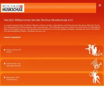 Rochusmusikschule.de(ROCHUS MUSIKSCHULE) Screenshot