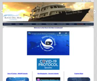 Rociodelmarliveaboard.com(The Rocio Del Mar) Screenshot