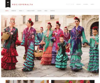 Rocioperalta.com(Tienda de Trajes de Flamenca y Mantones) Screenshot