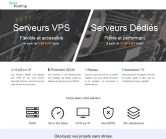 Rock-Hosting.com(Serveurs Dédiés) Screenshot