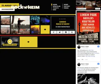 Rock-N-Heim.com(Rock 'n' Heim 2015) Screenshot