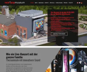 Rock-Popmuseum.de(Rock'n'popmuseum Gronau) Screenshot
