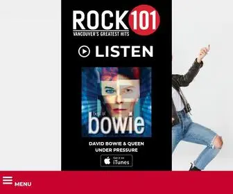 Rock101.com(Rock 101) Screenshot