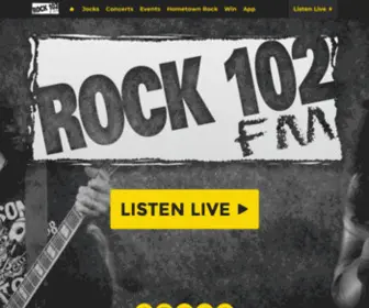 Rock102Rocks.com(ROCK 102) Screenshot