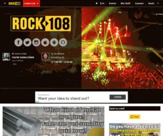 Rock108.com(ROCK 108) Screenshot