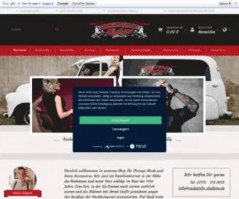 Rockabilly-Clothing.de(Rockabilly &amp; Rockabella) Screenshot