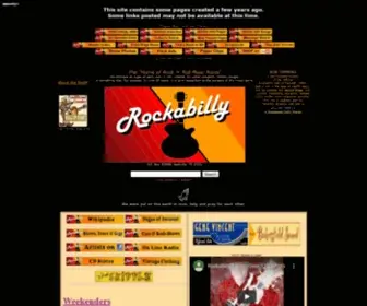 Rockabillyhall.com(The Official Government Recognized Rockabilly Hall of Fame) Screenshot