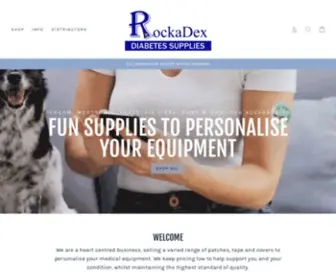 Rockadex.com.au(Dexcom, Medtronic, Freestyle Libre, Pump & Omni-Pod Accessories) Screenshot