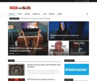Rockandblog.net(ROCK and BLOG) Screenshot