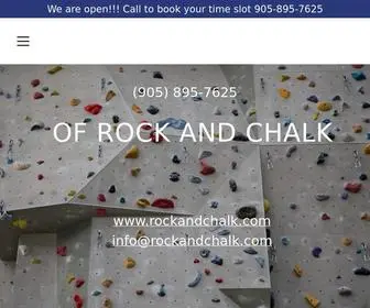 Rockandchalk.com(Of Rock and Chalk) Screenshot