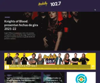 Rockandpop.com.ar(Radio Rock & Pop "donde el Rock Vive") Screenshot