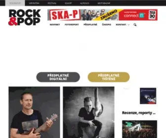 Rockandpop.cz(HUDBA JE JEDNA) Screenshot