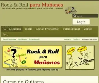 Rockandrollparamunones.com(Curso de Guitarra Gratuito) Screenshot