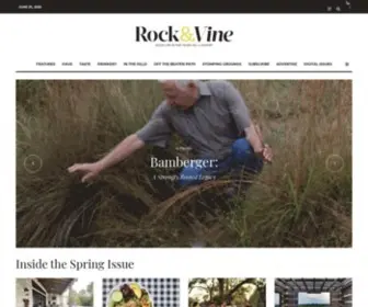 Rockandvinemag.com(Rock &amp; Vine Magazine) Screenshot
