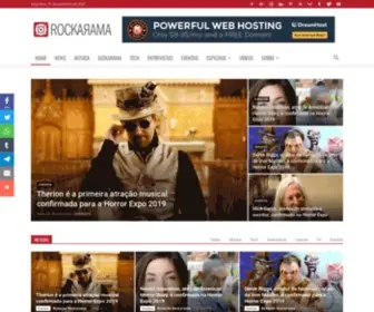 Rockarama.com.br(Rock, Tech & Geek) Screenshot