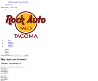 Rockautotacoma.com(Rock Auto Sales LLC) Screenshot