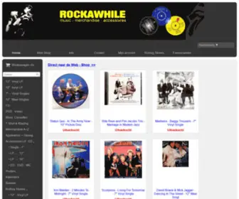 Rockawhile.com(Rockawhile music store) Screenshot