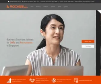 Rockbell.sg(Business Solutions & Software for SME's & Accountants) Screenshot