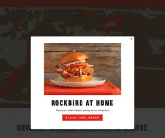 Rockbirdla.com(Chicken Restaurant in Glendale) Screenshot
