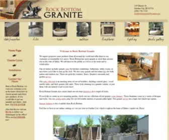 RockbottomGranite.net(Stone Countertops) Screenshot