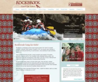 Rockbrookcamp.com(Rockbrook Summer Camp for Girls) Screenshot