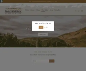 Rockburn.co.nz(Rockburn Wines produces a range of award) Screenshot