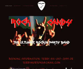 Rockcandytheband.com(Rock Candy) Screenshot