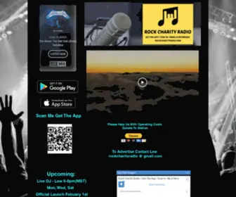 Rockcharityradio.com(Arvada Rocks Radio) Screenshot