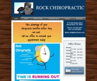 Rockchiro.com(Rock Chiropractic) Screenshot