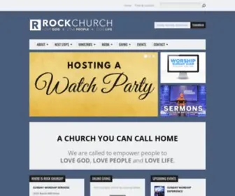 Rockchurch.cc(ROCK Church) Screenshot