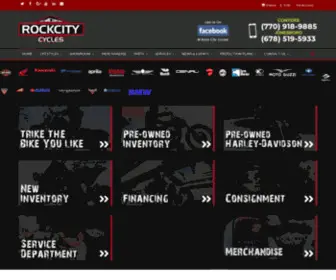 Rockcitycycles.com(Rock City Cycles) Screenshot